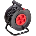 Prelungitor pe tambur 4 prize negru 20m 16A 2х2,5mm² 220V Lemira