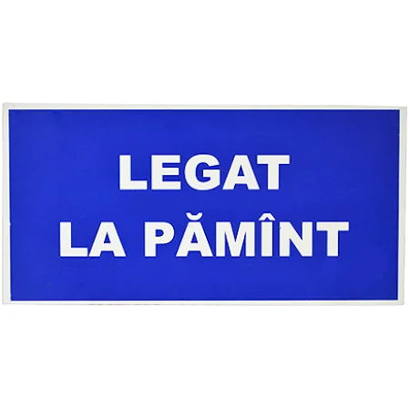 Indicator 120x240 legat la pământ