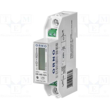 CONTOR DIGITAL PE DIN AC 100A 220V ORNO