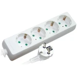 Prelungitor cu 4 prize cu împământare cu protecție alb 5m 16A 3х1.0 mm² 220V Enext