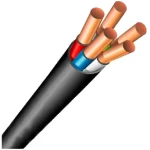 Кабель и провод ВВГнг 4x2.5mm черный медный