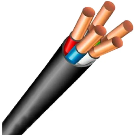 Кабель и провод ВВГнг 4x2.5mm черный медный