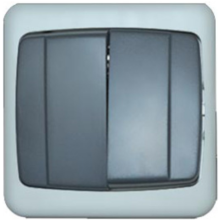 INTRERUPATOR DUBLU EXT. IP44 MAKEL