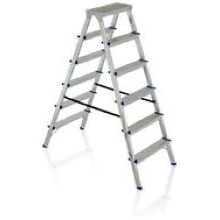 Алюминиевая стремянка двухсторонние DHR 406 3297 cm 129 cm 1.297M ELKOP
