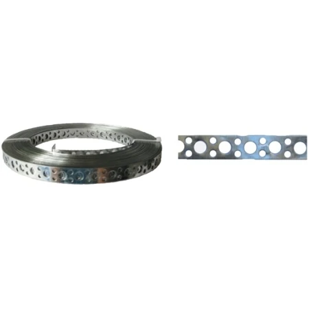 Lentă perforată 12.2 x 0.4 mm x 10 m zinc Lider