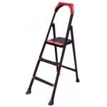 SCARA PLIABILA DIN OTEL NEAGRA 2+1 LEO EUROSTEP