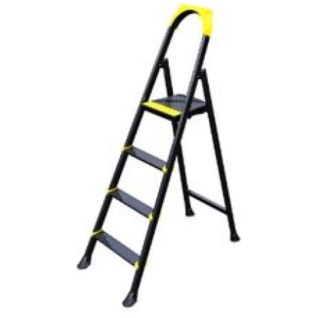 SCARA PLIABILA DIN OTEL NEAGRA 3+1 LEO EUROSTEP