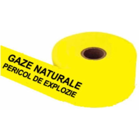 BANDA DE AVERTIZARE GAZ 15CM 500M