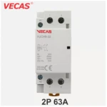 Контактор модульный 220B-220B 63A 2P 63A 2P Vecas