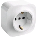 Priză cu împământare albă aparentă 16A IP44 220V forix Legrand Priză cu împământare albă aparentă 16A IP44 220V forix Legrand