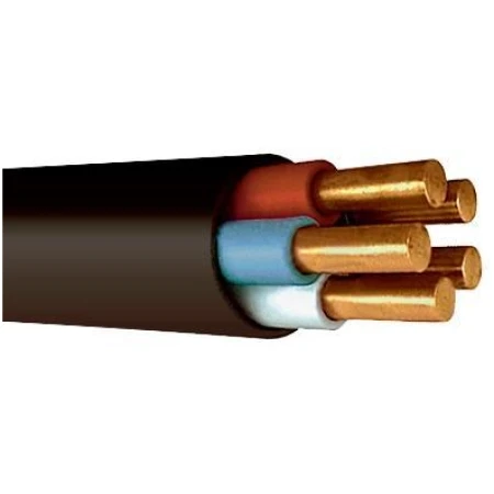 Кабель и провод ВВГнг 5x2.5mm черный медный
