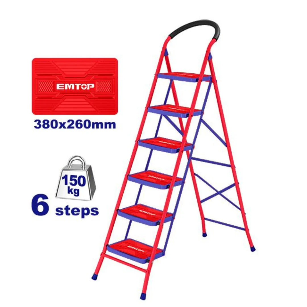 SCARA DIN METAL+CAUCIUC ROSIE 6 TREPTE EMTOP SCARA DIN METAL+CAUCIUC ROSIE 6 TREPTE EMTOP