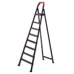 SCARA PLIABILA DIN OTEL NEAGRA 6+1 LEO EUROSTEP