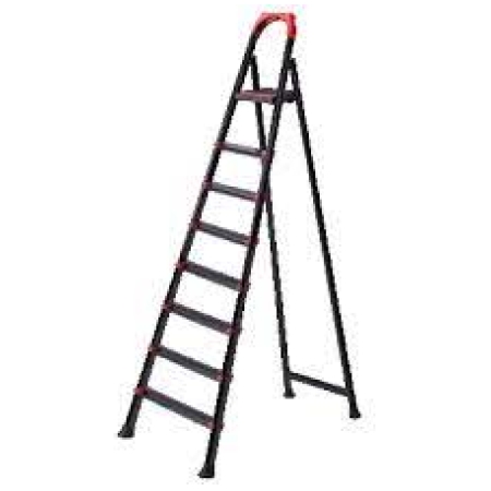 SCARA PLIABILA DIN OTEL NEAGRA 6+1 LEO EUROSTEP