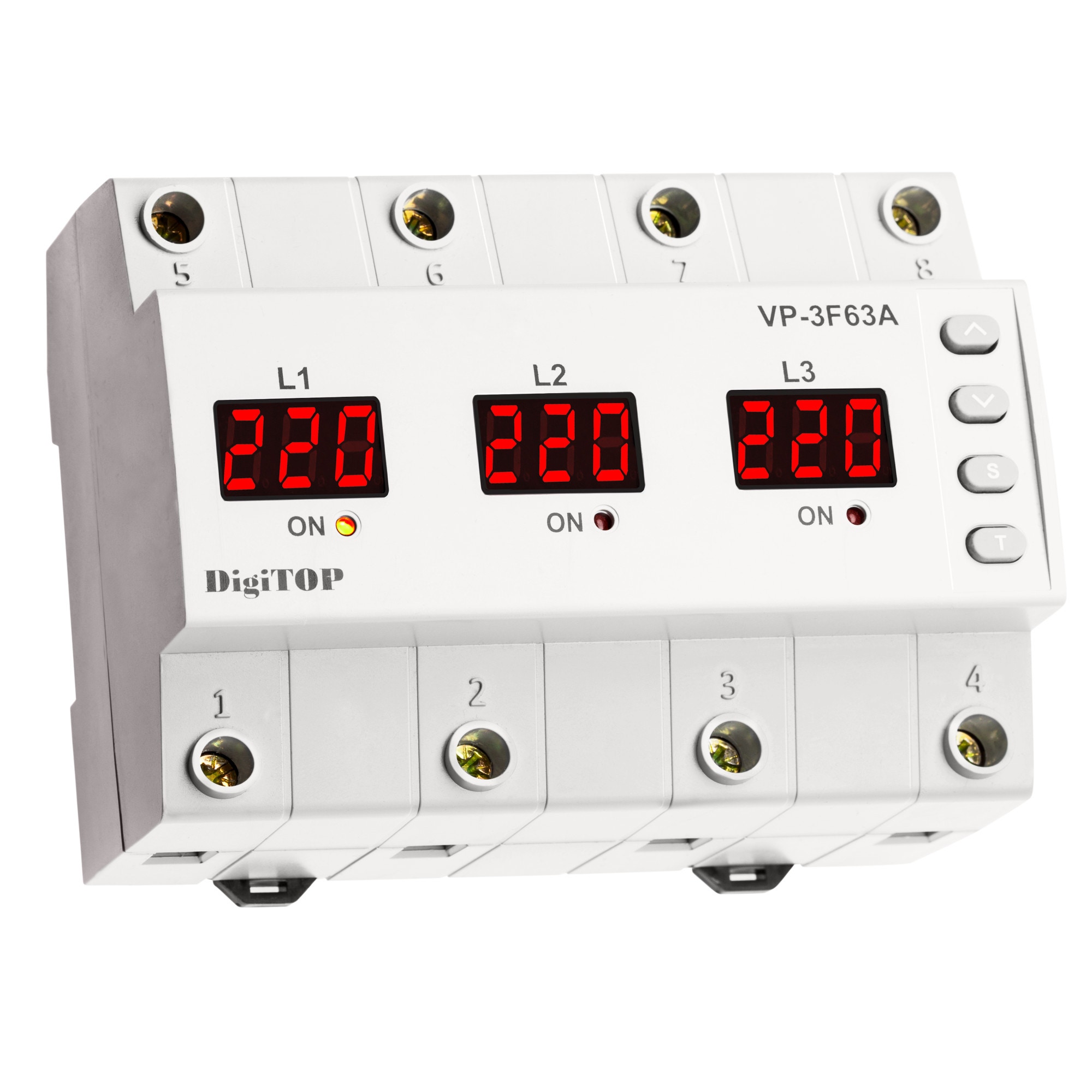 RELEU DE CONTROL A TENSIUNII M6R 63A 50-400V ECRAN DIGITAL RELEU DE CONTROL A TENSIUNII M6R 63A 50-400V ECRAN DIGITAL