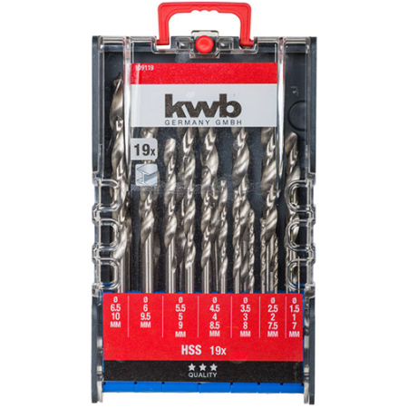 Set burghiuri p/u metal KWB