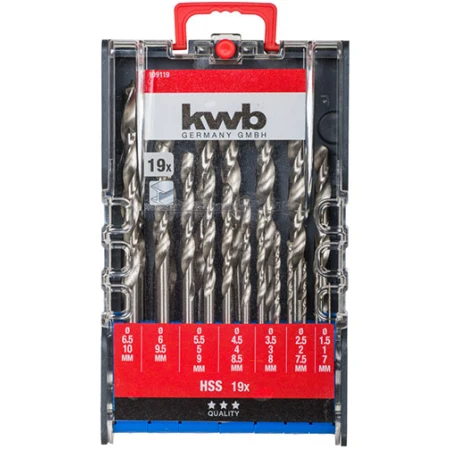 Set burghiuri p/u metal KWB