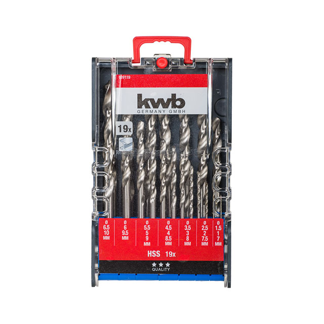 Set burghiuri p/u metal KWB Set burghiuri p/u metal KWB