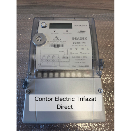 CONTOR TRIFAZAT BIDIRECTIONAL DIRECT+MODEM SI ANTENA AD13A.1-21-1 ADDAX