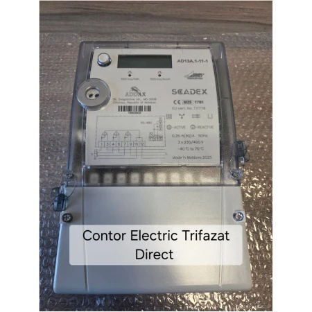 CONTOR TRIFAZAT BIDIRECTIONAL DIRECT+MODEM SI ANTENA AD13A.1-21-1 ADDAX