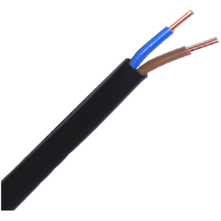Кабель и провод ВВГнг черный 2x2.5mm медный