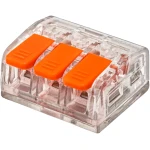 CONECTOR PENTRU 3 CONDUCTORI 50B TRANSPARENTE PROFMET