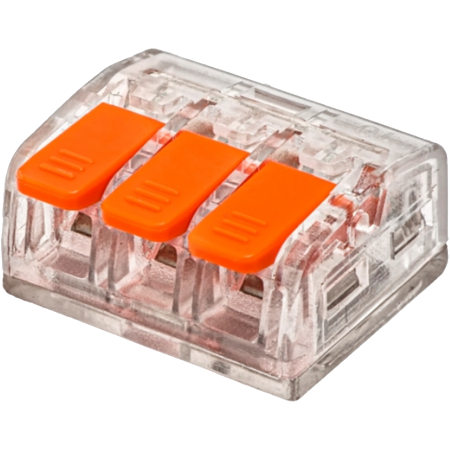 CONECTOR PENTRU 3 CONDUCTORI 50B TRANSPARENTE PROFMET
