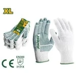 MANUSI DE LUCRU XL TRICOTATE CU PUNCTE PVC JADEVER