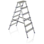 Алюминиевая стремянка двухсторонние DHR 406 3297 cm 129 cm 1.297M ELKOP
