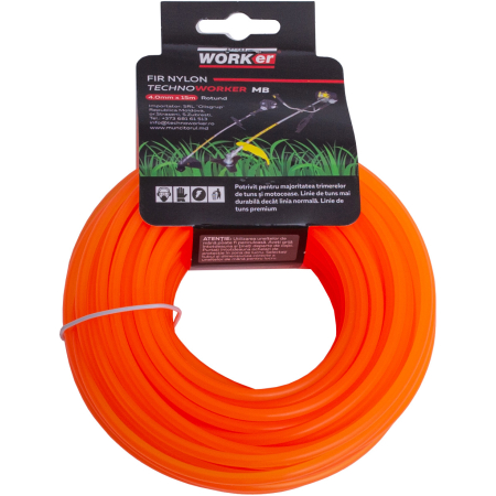 FIR NYLON TECHNOWORKER ROTUND 4.0 MM x 15 M