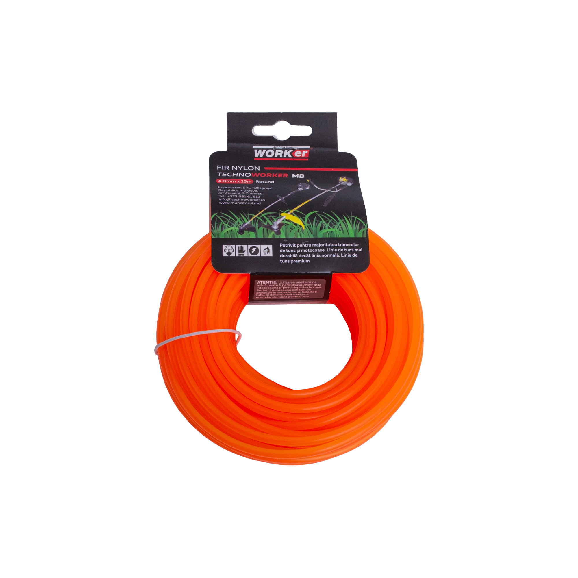 FIR NYLON TECHNOWORKER ROTUND 4.0 MM x 15 M FIR NYLON TECHNOWORKER ROTUND 4.0 MM x 15 M