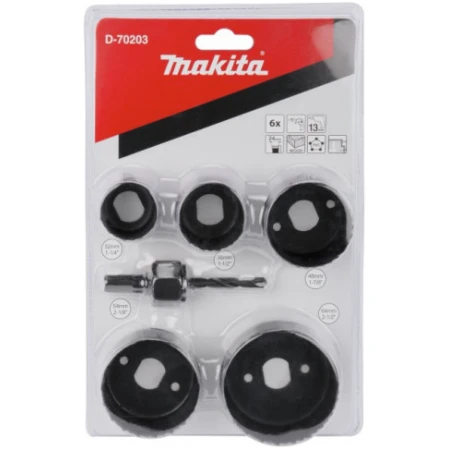 Set carote D32 - 64 mm pentru lemn Makita