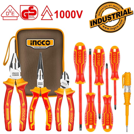 SET SURUBELNITE 9PCS INGCO