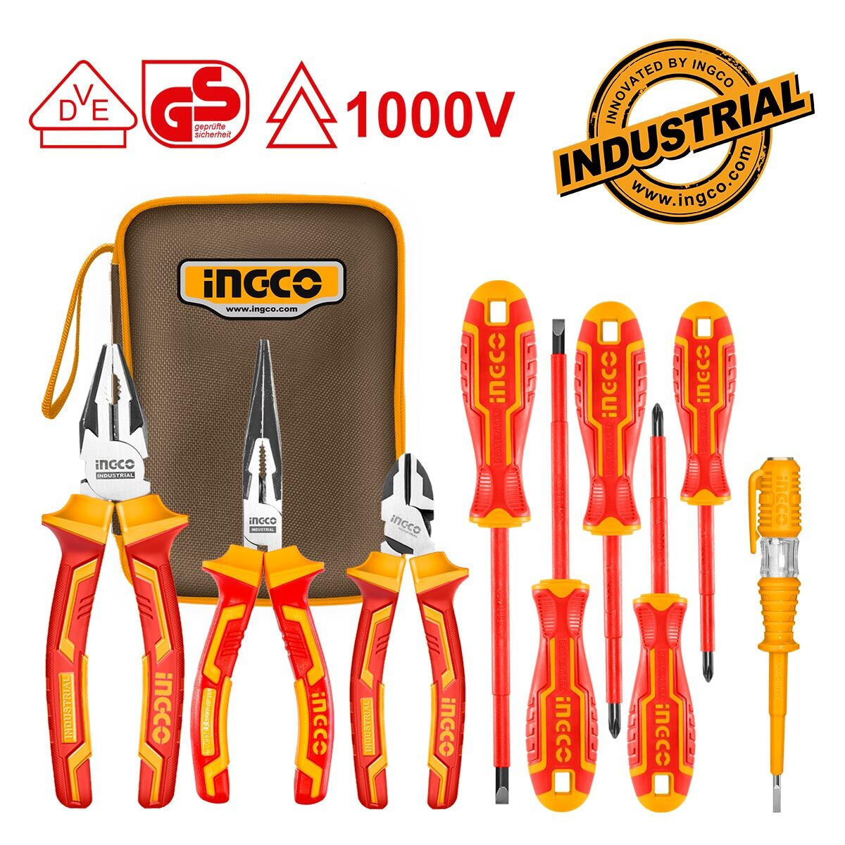 SET SURUBELNITE 9PCS INGCO SET SURUBELNITE 9PCS INGCO