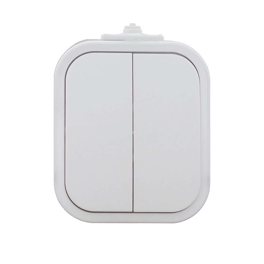 INTRERUPATOR CU INDICATOR DUBLU EXT ALB IP54 ABEX INTRERUPATOR CU INDICATOR DUBLU EXT ALB IP54 ABEX