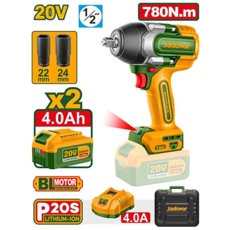 MASINA DE INSURUBAT CU IMPACT 780Nm 20V JADEVER