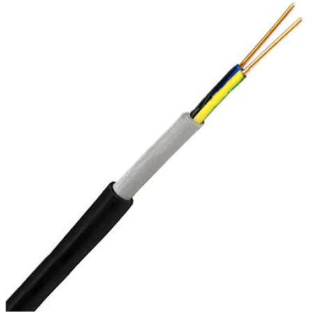 Кабель и провод ВВГнглс черный 2x2.5mm медный