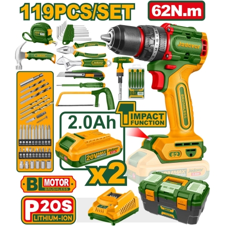 SET DE UNELTE 119 DE PIESE JADEVER