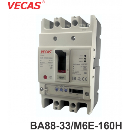 INTRERUPATOR AUTOMAT VA88-33/M6E-160H 3P 63А 50/35kA 10IN VECAS