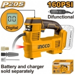 COMPRESOR AUTO PORTABIL 11BAR 35L/MIN INGCO
