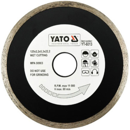 125mm disc cu diamant Yato