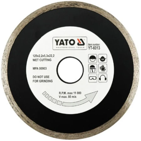 125mm disc cu diamant Yato