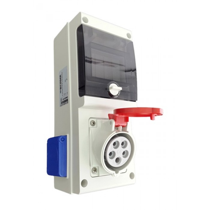 BLOC E1 5P 1X16A+2XSCHUKO IP44 SCAME BLOC E1 5P 1X16A+2XSCHUKO IP44 SCAME