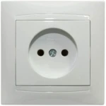 Priză albă incorporabilă 16A IP20 220V Elmos