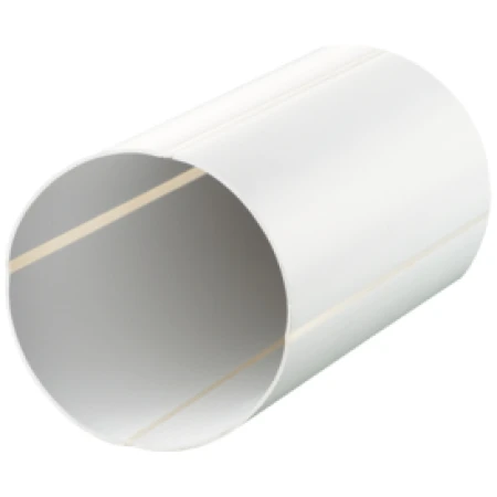 Вентиляционный канал белый ПВХ 1000 x 125 mm Ventika