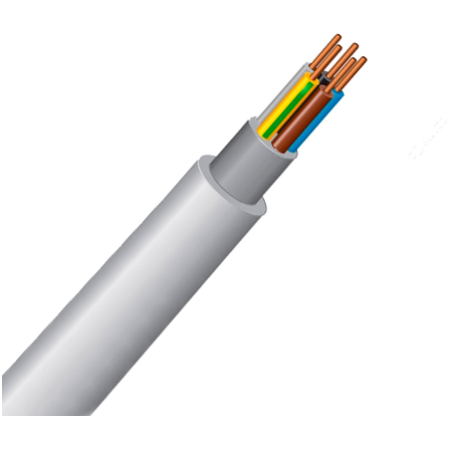Кабель NYM 5x1.5mm медь