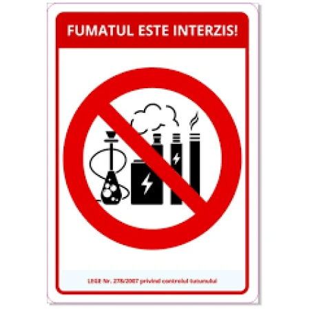 Autocolant nu fumați 20x20mm