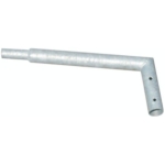 CONSOLA UNITARA L=0,5M D.76/60mm GRI