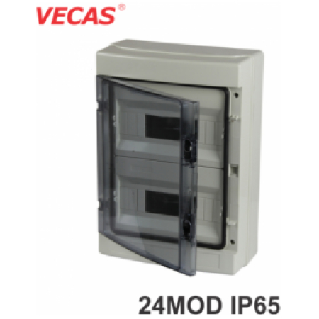 DULAP DE DISTRIBUTIE APARENT HA-24MOD (PLASTIC) IP65