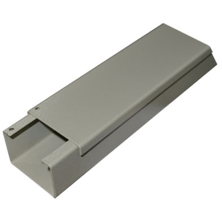 Canal poleit cu capac gri 60 x 40 x 2000 mm metal